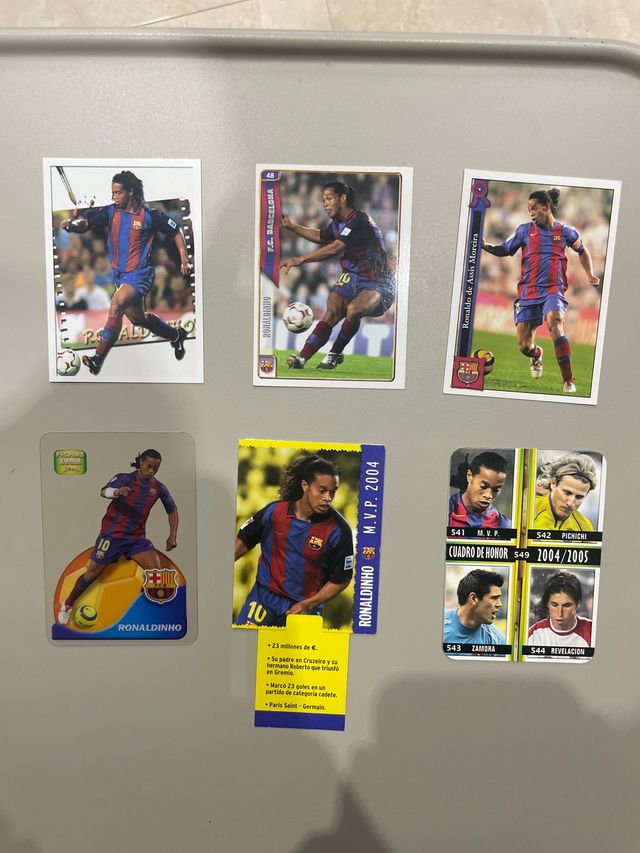 Cromos Ronaldinho Barça