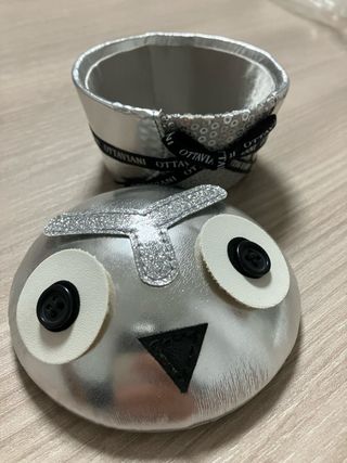 Portagioie Ottaviani gufetto Argento Nero