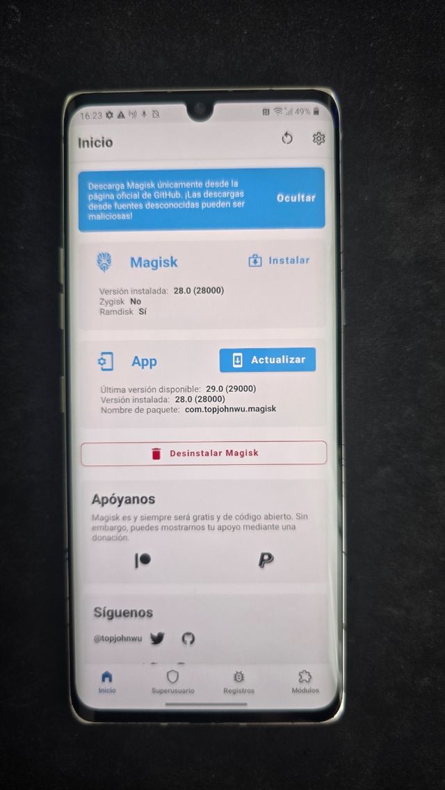 LG Velvet 5G Nethunter Negro