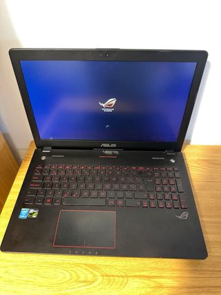 Portátil Asus ROG G56JK Negro/Rojo