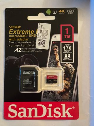 SanDisk Extreme PRO Tarjeta Micro SDXC 1TB