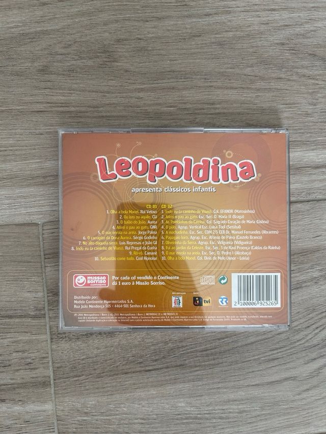 CDs Originais Babiruxa, Leopoldina e Carochinha