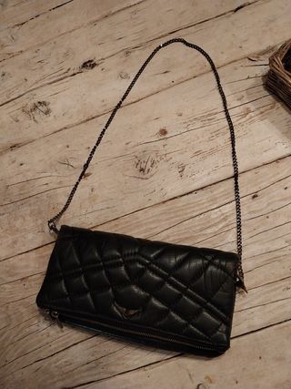 Bolso Zadig & Voltaire Negro Acolchado.