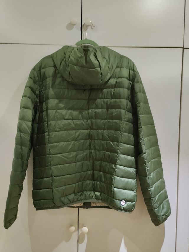 Cazadora verde Colmar con capucha