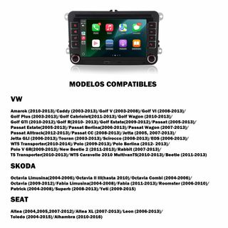 Radio Coche VW Seat Skoda Carplay  NUEVO