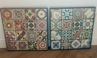 Cuadro Decorativo Baldosas Hidráulicas
