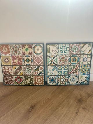 Cuadro Decorativo Baldosas Hidráulicas