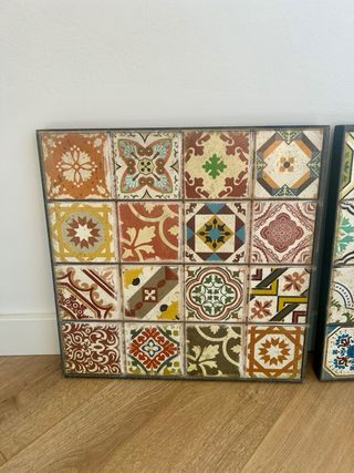 Cuadro Decorativo Baldosas Hidráulicas