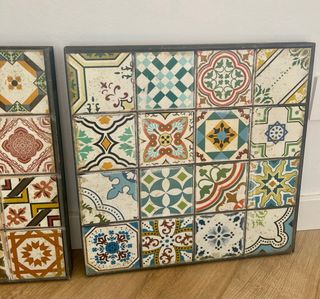 Cuadro Decorativo Baldosas Hidráulicas