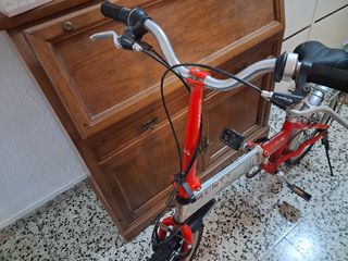 Bicicleta Monty F-19 Plegable Roja