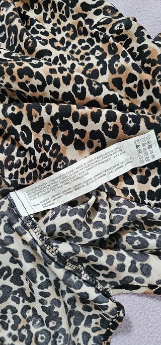 Blusa leopardo Stradivarius Talla S/M