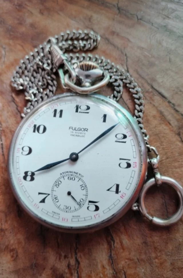 Orologio da tasca Fulgor 15 rubini
