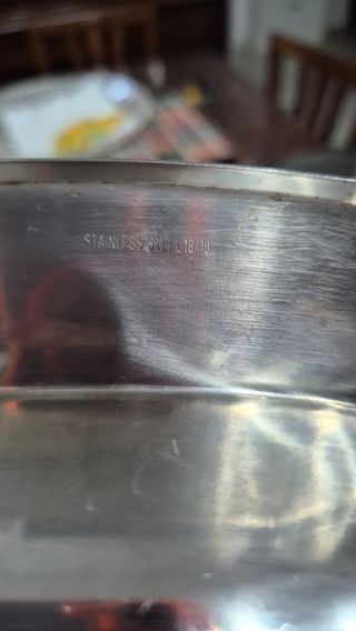 Pirofila in acciaio inossidabile