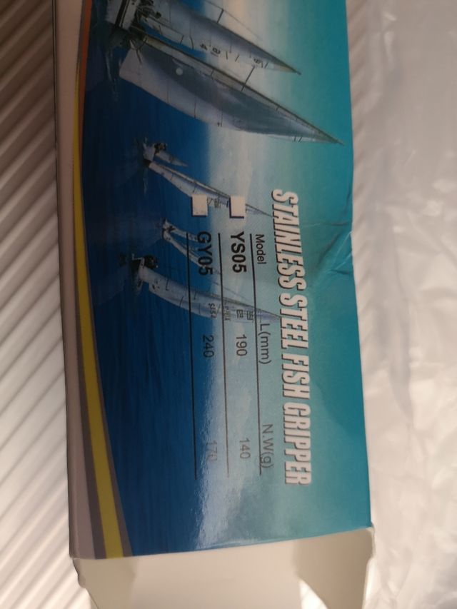 Atrapa peces de acero inoxidable