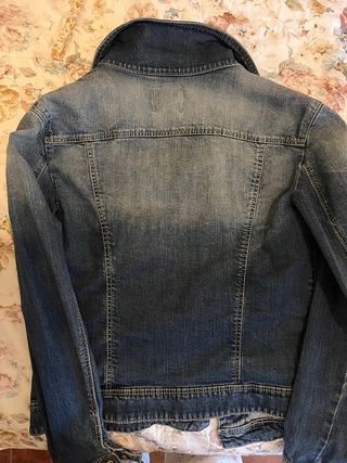 Chaqueta Vaquera Mango Mujer Azul