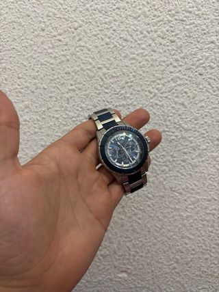 Reloj Guess Azul y Plateado
