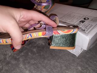 Sandalias Shein mariposa talla 41