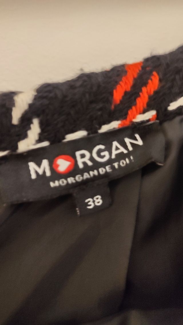 Falda Morgan cuadros talla 38