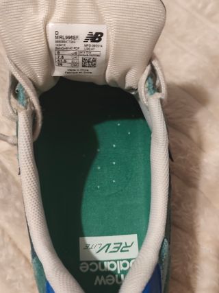 Zapatillas New Balance 996 Hombre Verde/Azul