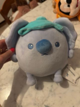 Set 3 Peluche Drago, Koala, Balena Blu