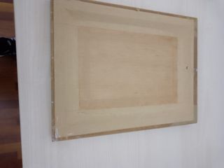 Cuadro con marco de madera