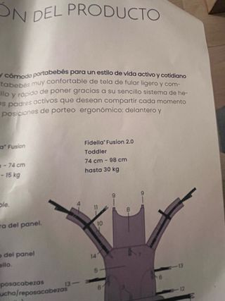 Mochila Porta Bebé Fidella Fusion