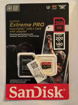SanDisk Extreme PRO microSDXC 256GB UHS-I