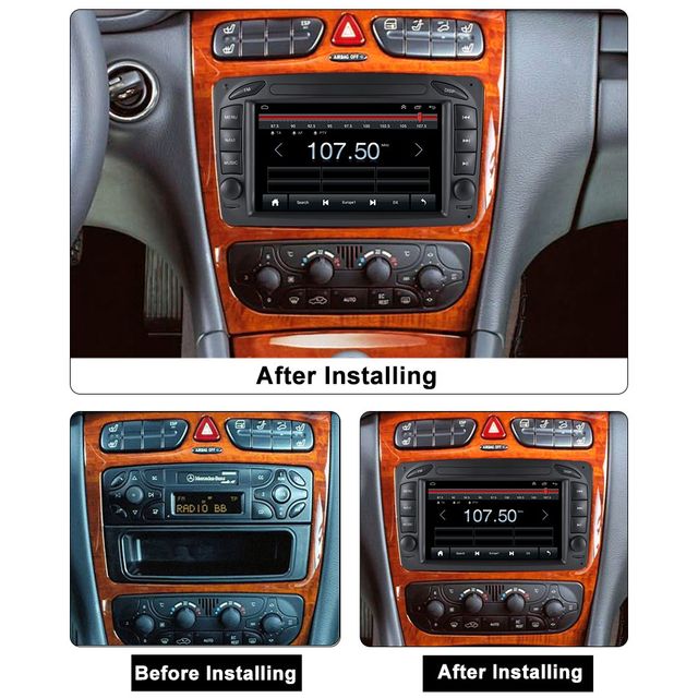 Radio Pantalla para Mercedes Benz W203 Vito W209