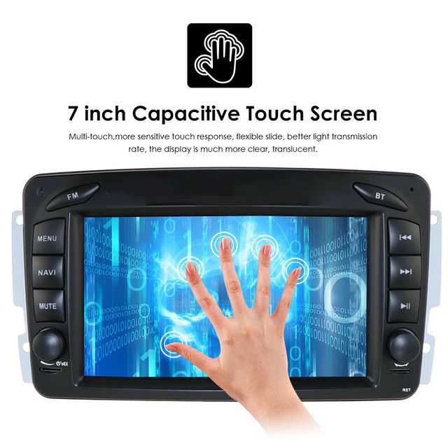 Radio Pantalla para Mercedes Benz W203 Vito W209