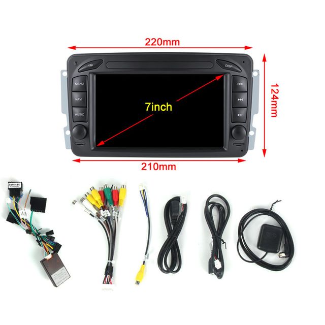 Radio Pantalla para Mercedes Benz W203 Vito W209