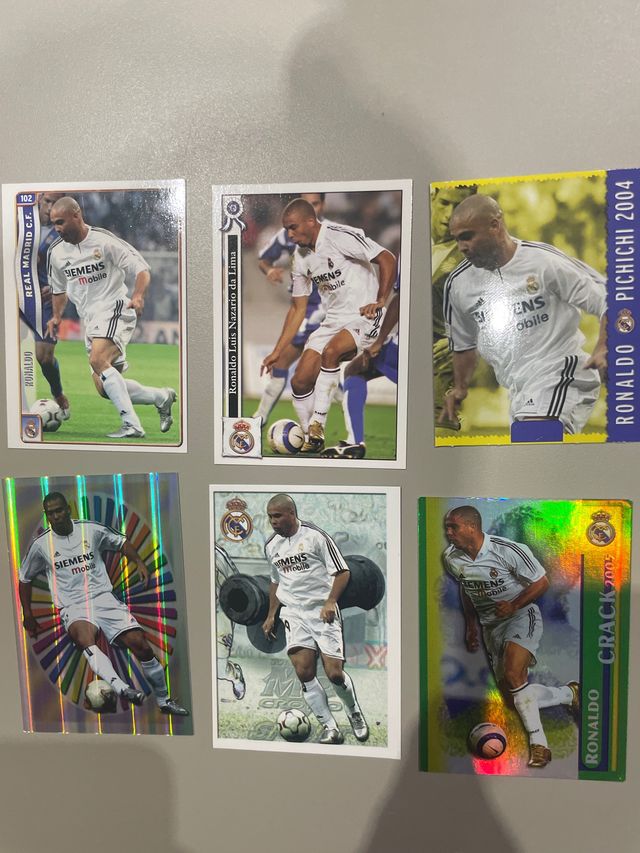Cromos Ronaldo Nazario Real Madrid