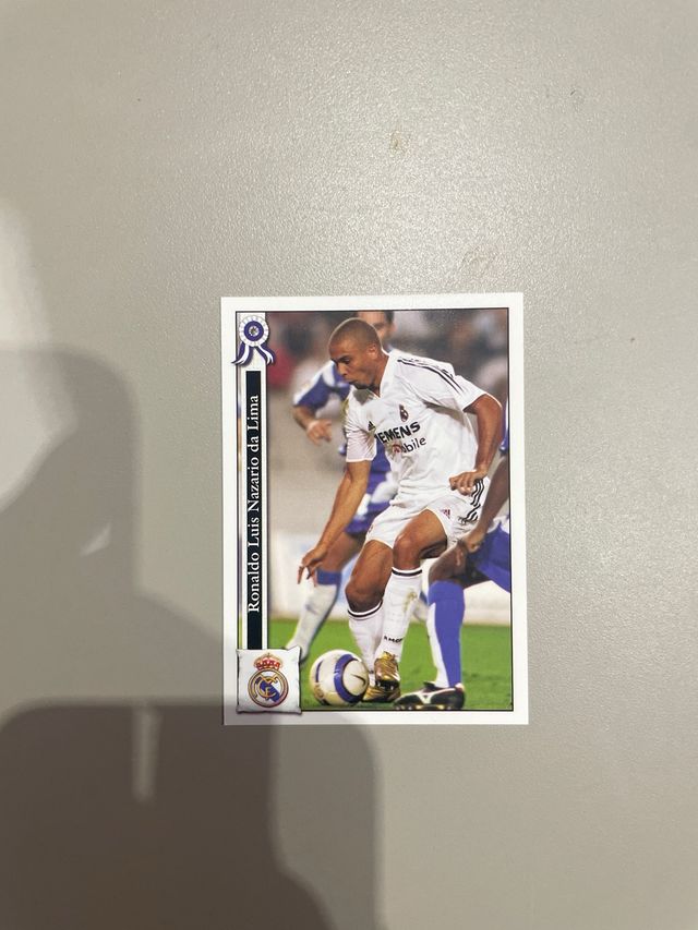 Cromos Ronaldo Nazario Real Madrid