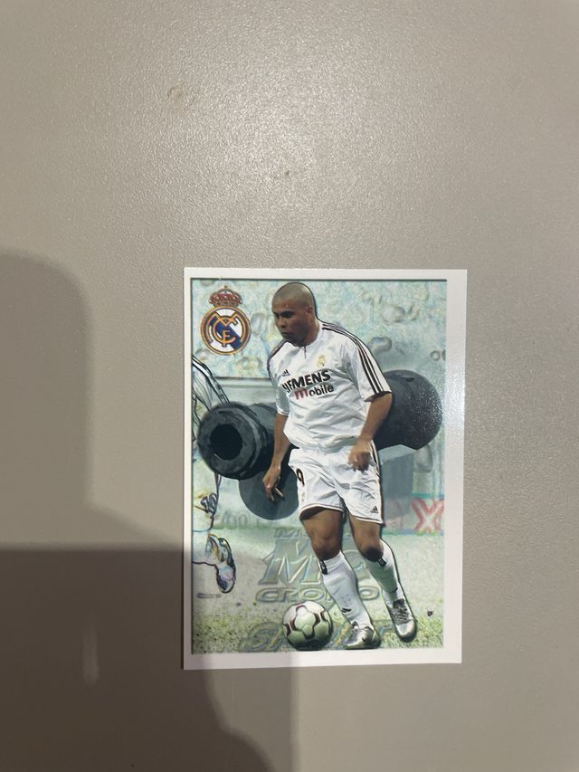 Cromos Ronaldo Nazario Real Madrid