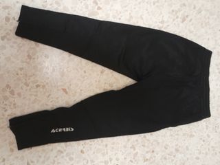 Pantalón chándal Acerbis niños negro 10 años