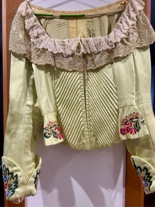 Traje de Fallera Oro Multicolor