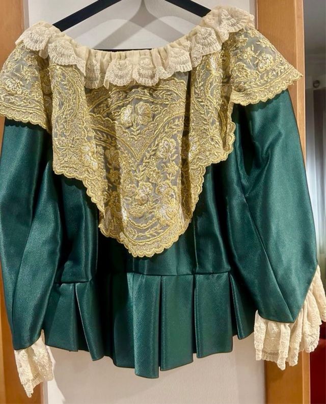 Traje de Fallera Oro Multicolor