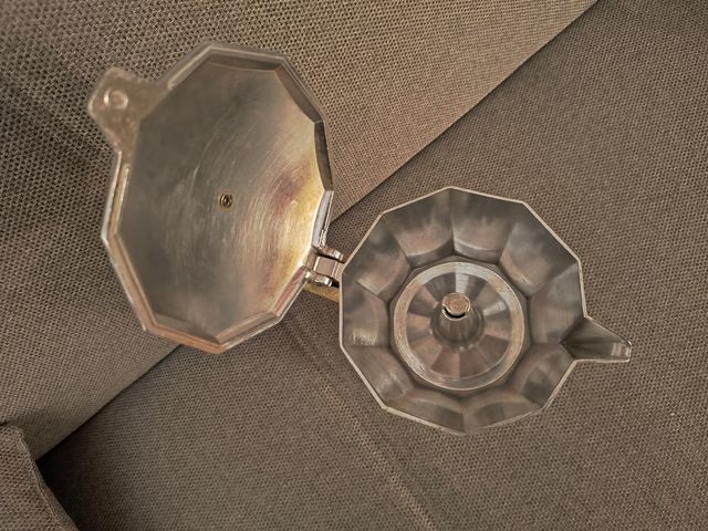 Moka Kasanova 12 tazze alluminio manico legno