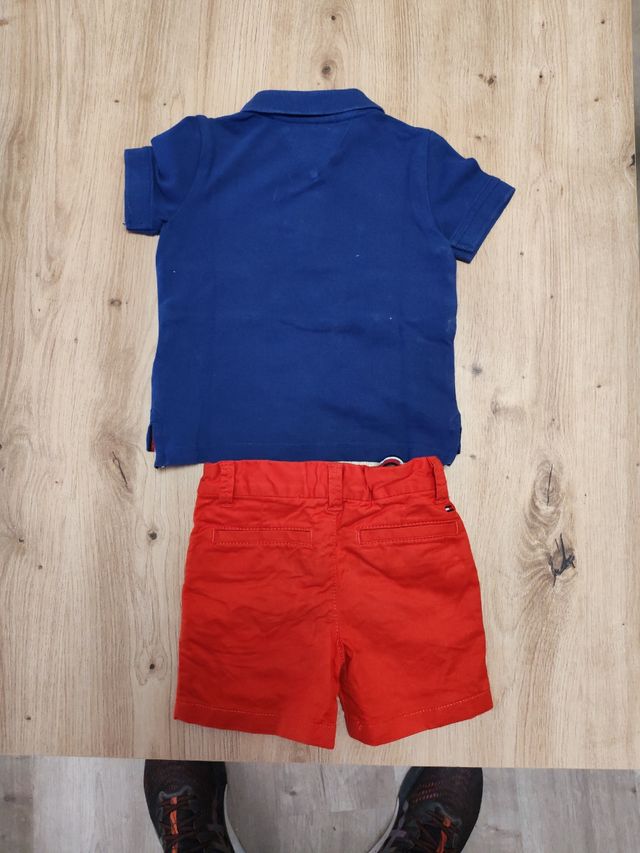 Conjunto Tommy Hilfiger Polo y Pantalón Corto