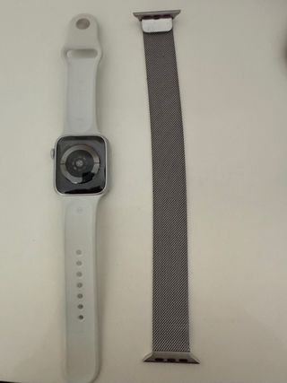 Apple Watch Series 5 Plata + Correa Milanesa
