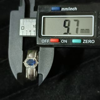 Anillo Plata Zafiro 