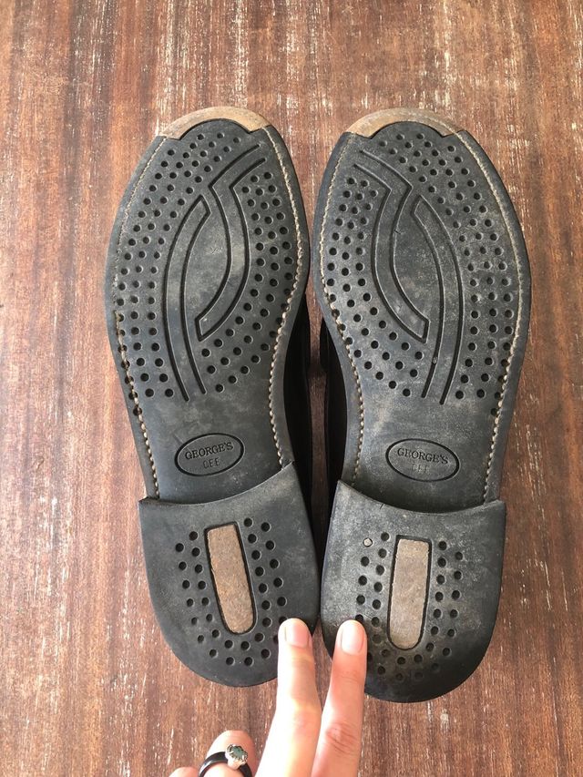 George's Yale Mocasines Borgoña Cuero USA