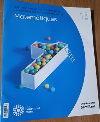 Libro de Matemátiques 1Eso