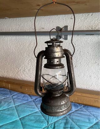 Lampada Lanterna Frowo N.65 Ferro Vintage Tedesca