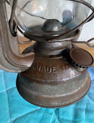 Lampada Lanterna Frowo N.65 Ferro Vintage Tedesca