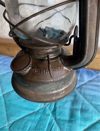 Lampada Lanterna Frowo N.65 Ferro Vintage Tedesca