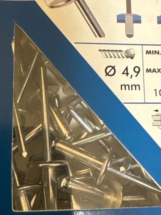 Remaches ciegos BRALO 4,8x16 mm Aluminio