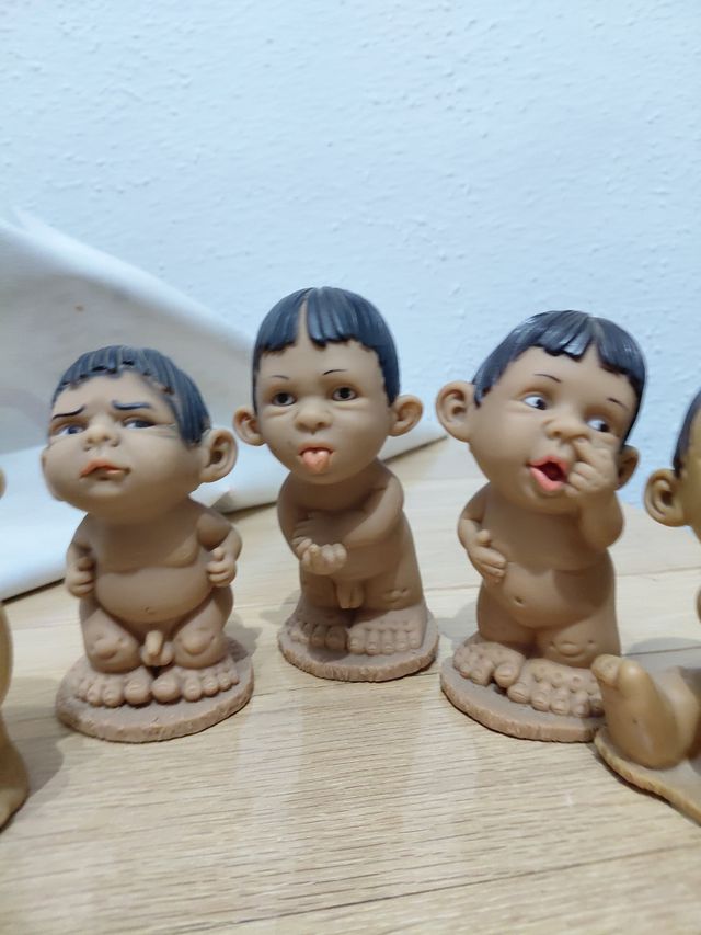 Figure in gomma per bambini con gesti vintage