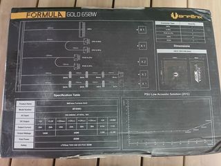 BitFenix Formula Gold 650W Fuente Alimentación