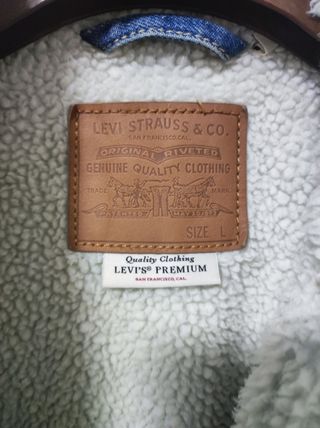 Chaqueta Levis vaquera con forro sherpa