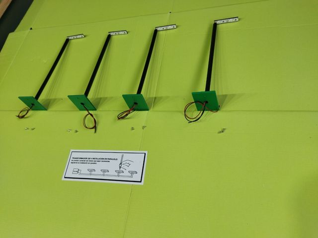 4 Farolas Scalextric Maquetas Dioramas
